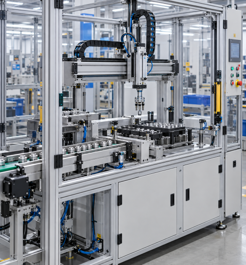 Precision gantry pick-and-place cell